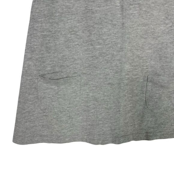 Mini Boden Girls size 11-12 year Gray Dress Short Sleeve Holes - Picture 4 of 9